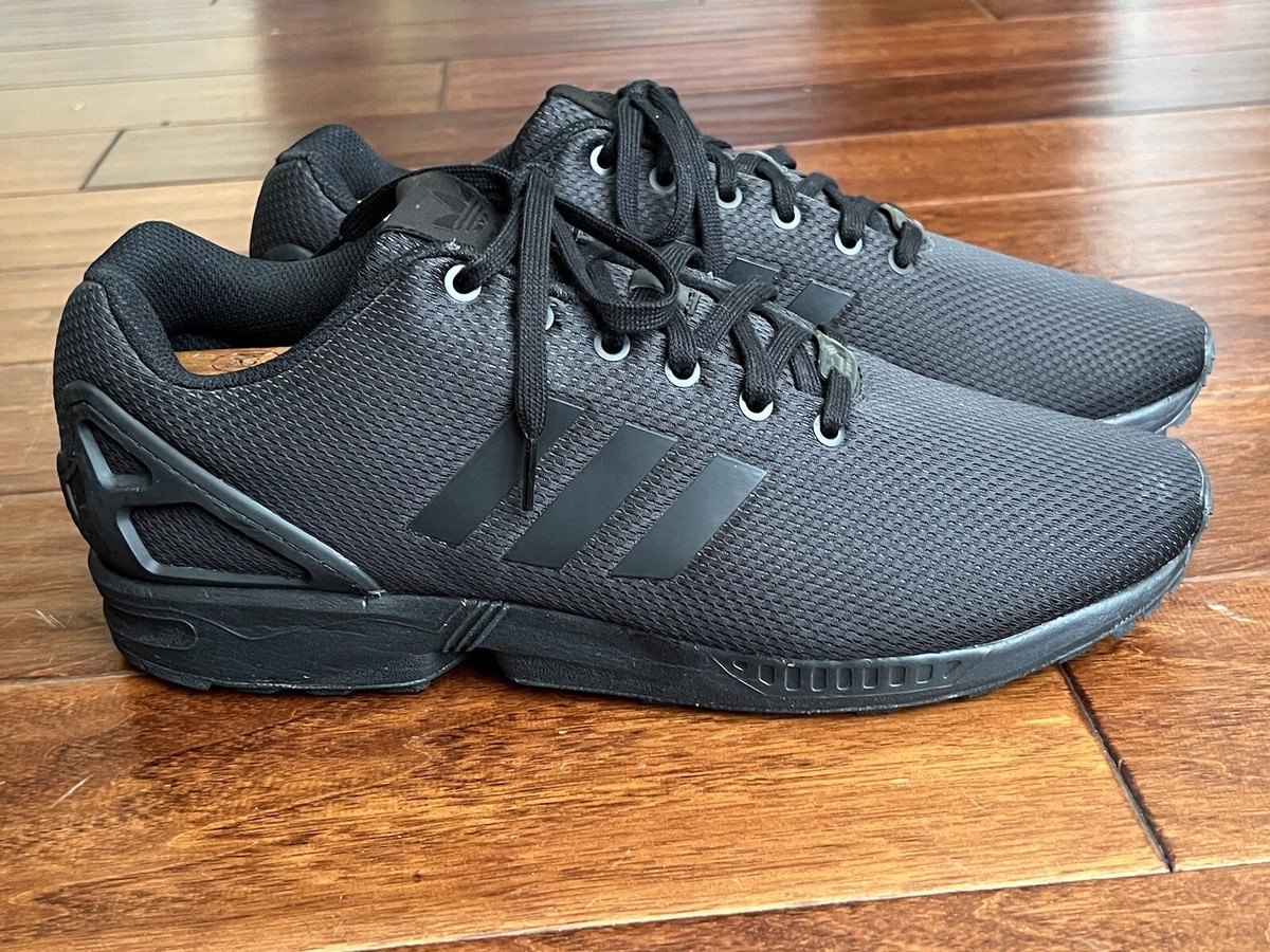 Adidas AF6404 ZX Flux Tech Black Gary Mens 13.5 Running Sneaker