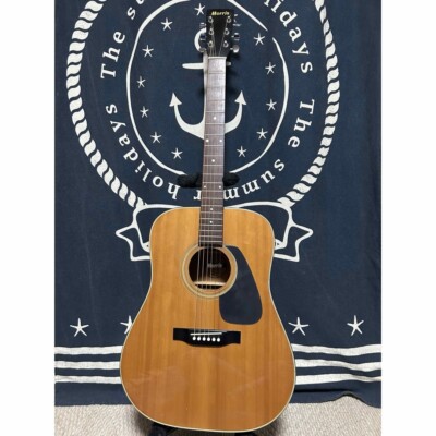 Acoustic Guitar Morris MD-501 Natural Made in Japan with Soft Case