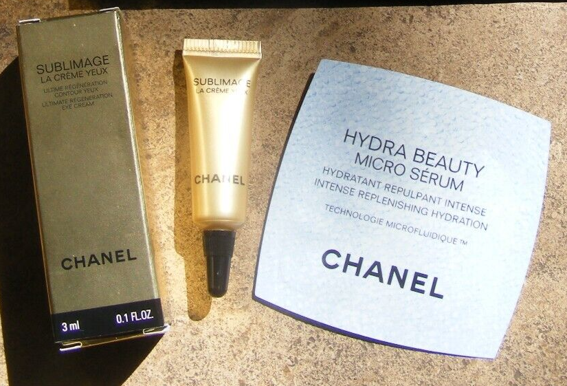 CHANEL SUBLIMAGE-La Creme Yeux- Mini EYE CREAM Tube-Mini:3ml~New