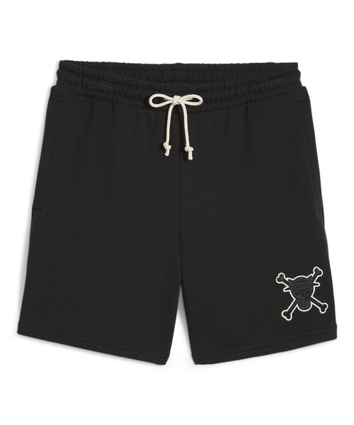 Unisex PUMA x One Piece Shorts 7inch 624669_90 Black Putty Limited