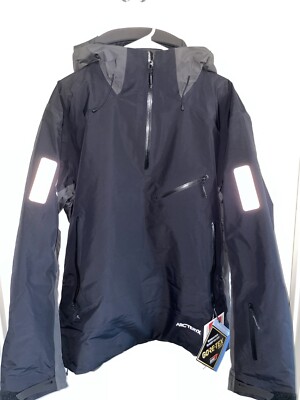 NEW LRG ARCTERYX SYSTEM_A AXIS INSULATED ANORAK ICE BLACK ZIP