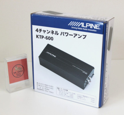 ALPINE KTP-600 4 channel compact digital power amplifier 90W×4ch