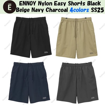 ennoy NYLON EASY SHORTS (BLACK) XLサイズ ENNOY Nylon Easy Shorts