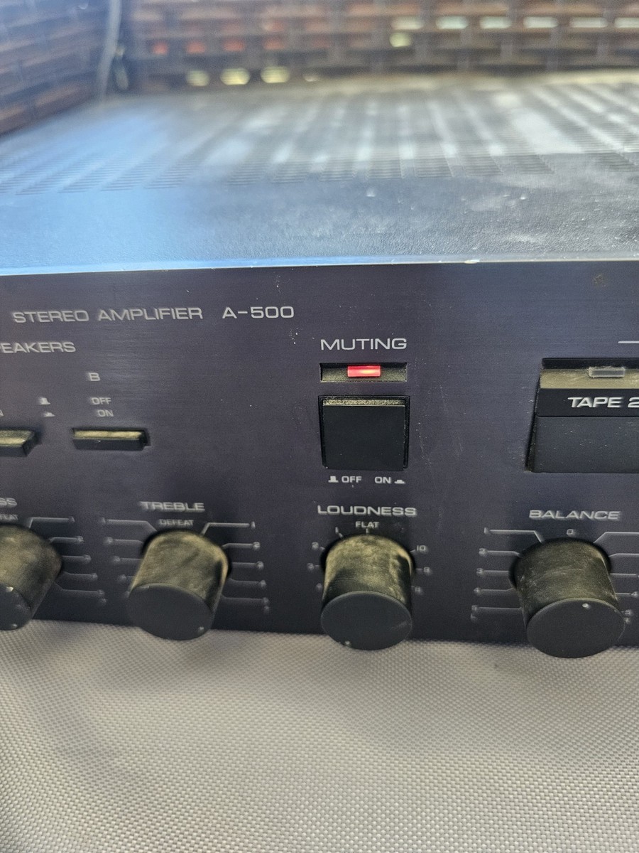 Vtg Yamaha A-500 Natural Sound Stereo Amplifier Untested As Is