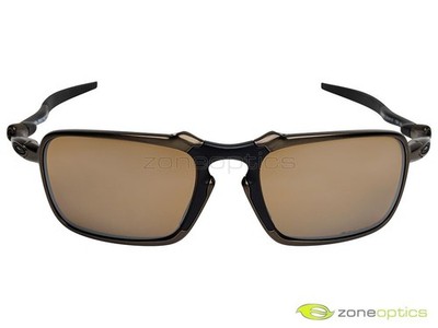 Oakley Badman Polarized Sunglasses OO6020-02 X Metal Pewter