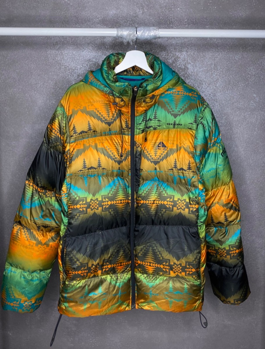 Nike ACG x Pendleton Vintage Rare Puffer Jacket Sz L | eBay