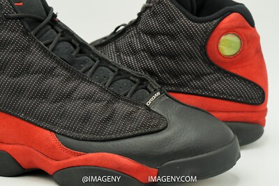 AIR JORDAN 13 XIII RETRO USED MISMATCH SIZE BRED BLACK VARSITY RED