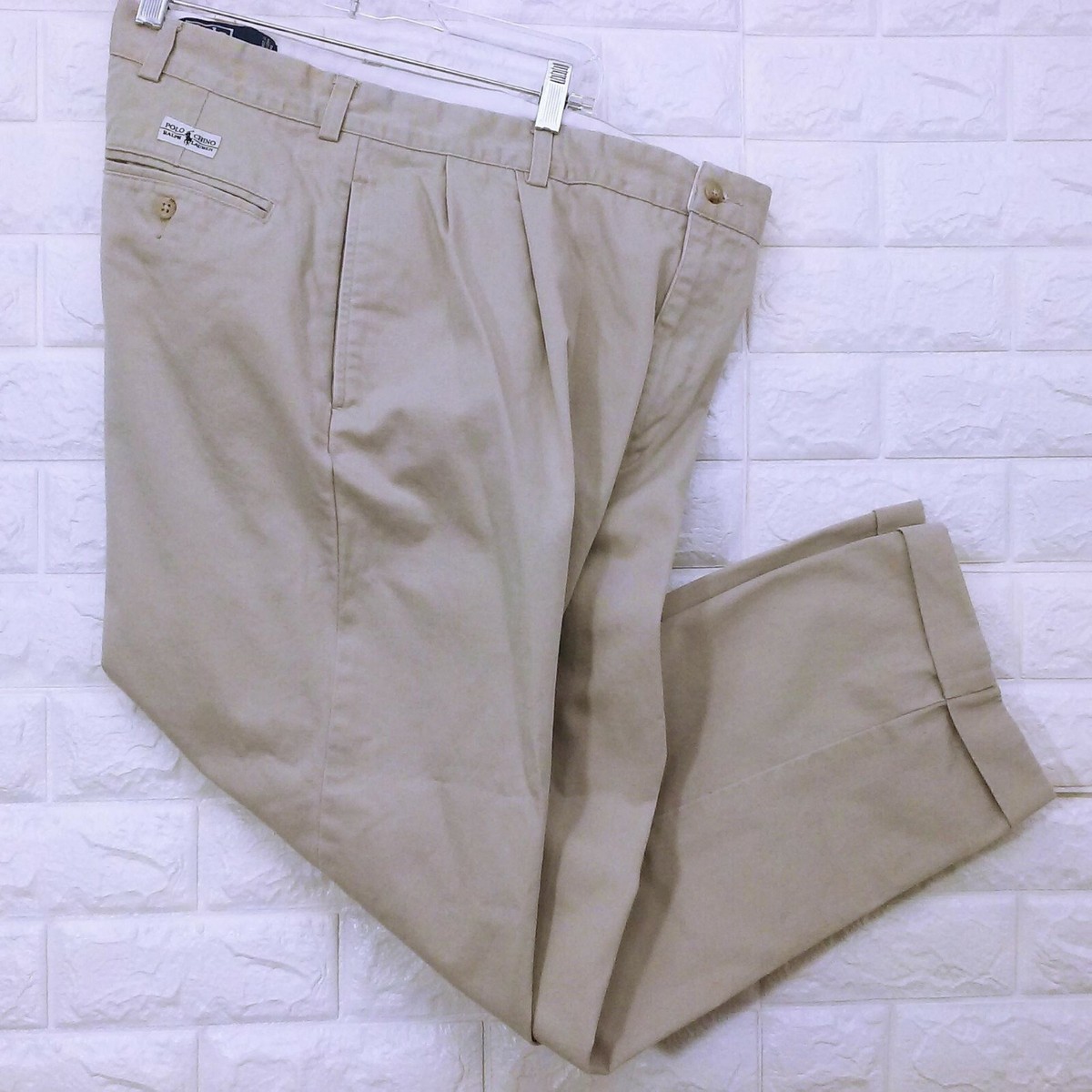 Vintage 90s Polo Ralph Lauren Hammond Chino Pant Men's Sz-38x30