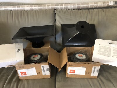 JBL 2447J Driver with 306561-001 Horn - 1 PAIR - NEW In Orig. JBL
