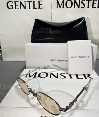 GentleMonster Sunglasses Pocket - Pico 02(BR) Silver Frame orange