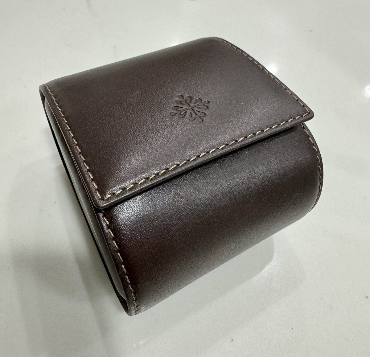 100% Authentic Patek Philippe Watch Travel Leather Case Pouch H997