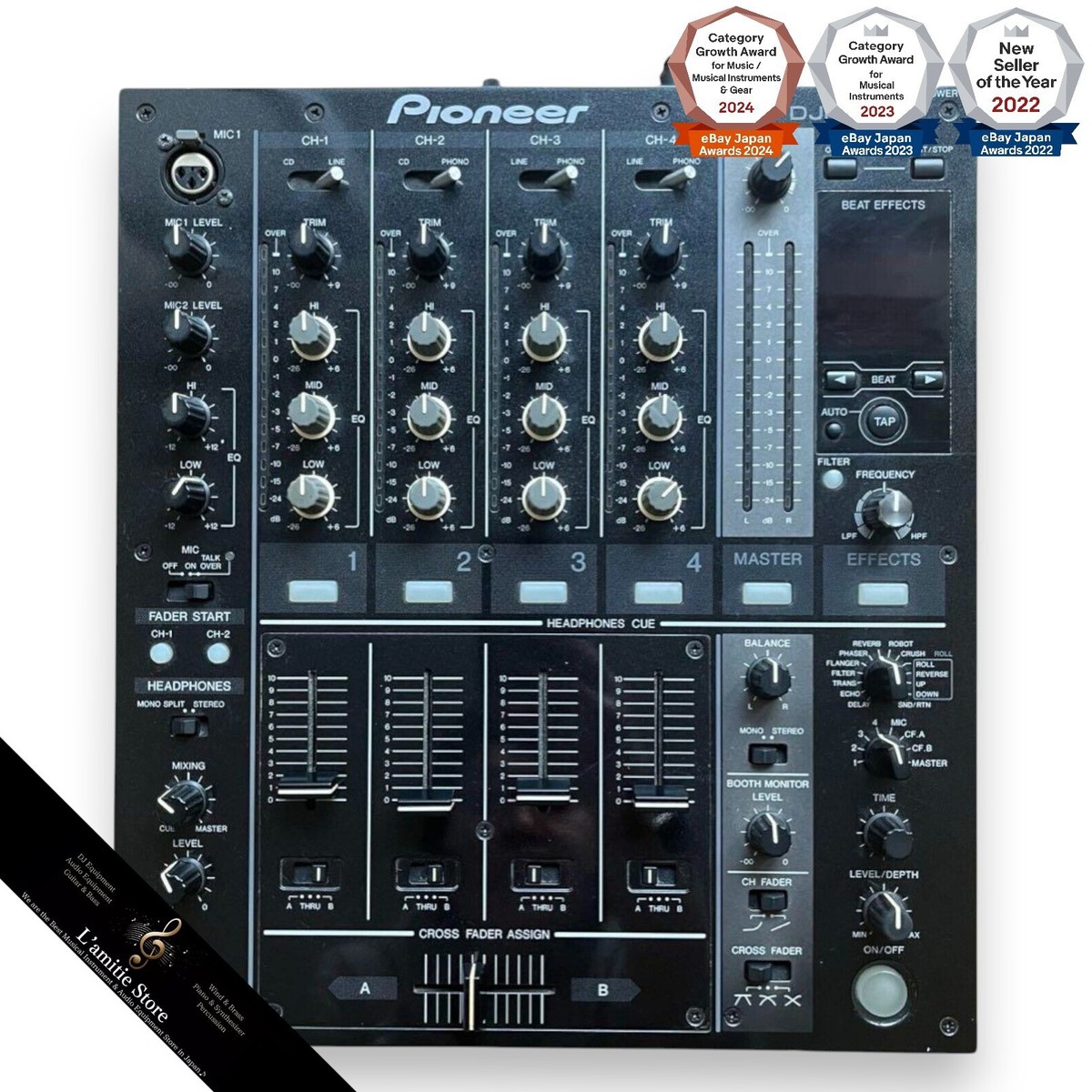 希少】Pioneer/パイオニア DJM-700 ブラック 希少】Pioneer/パイオニア