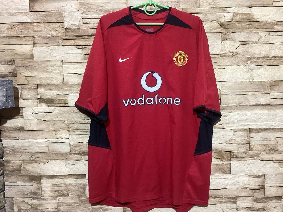 MANCHESTER UNITED 2002 2003 2004 Home Football Shirt Soccer Jersey