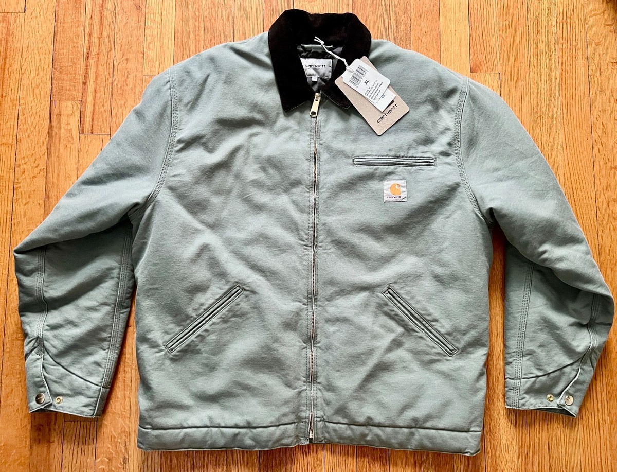 Carhartt WIP OG Detroit Jacket Winter Men's Size XL Smoke Green