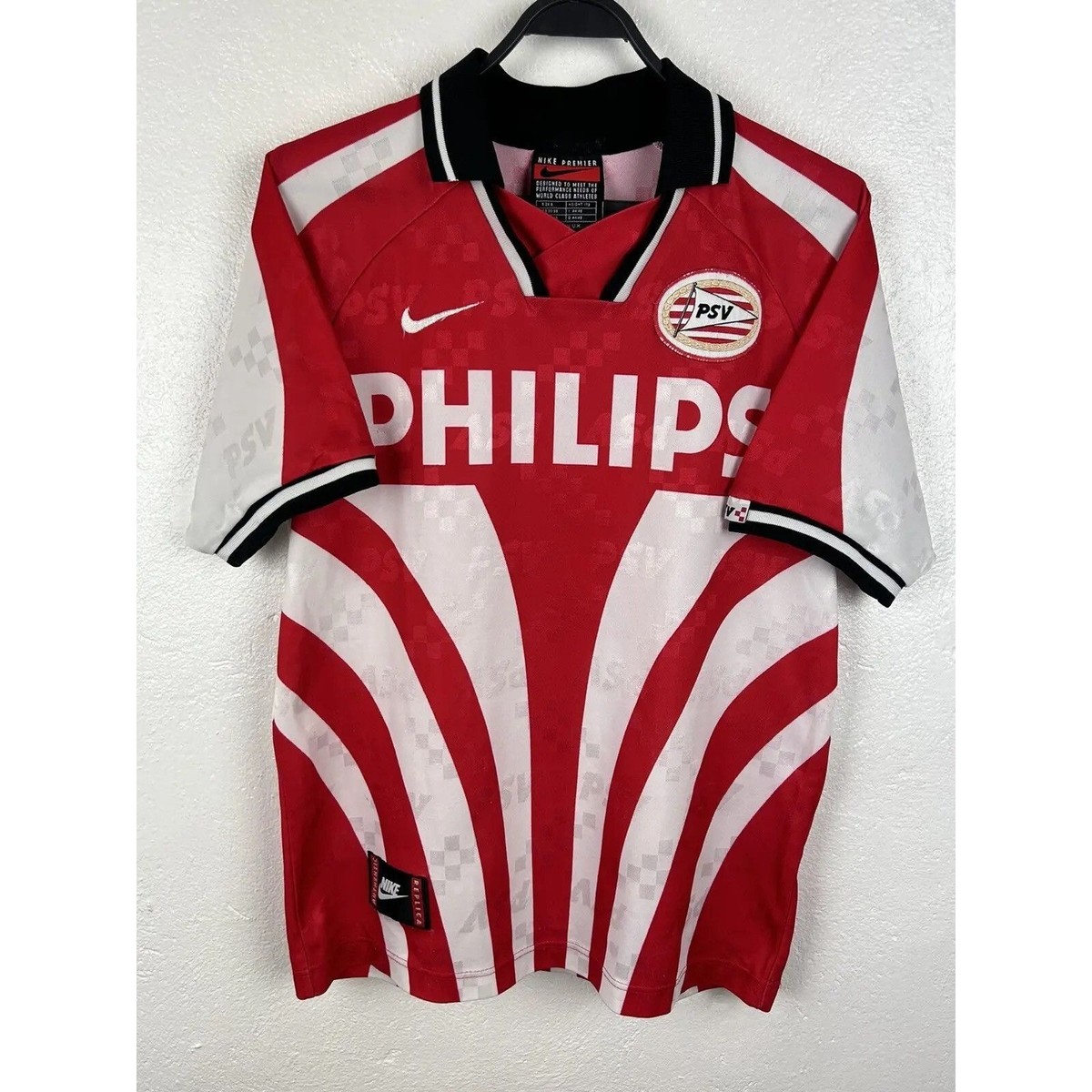 Vintage Nike PSV Eindhoven 1996/97 Home Kit Soccer Football Jersey