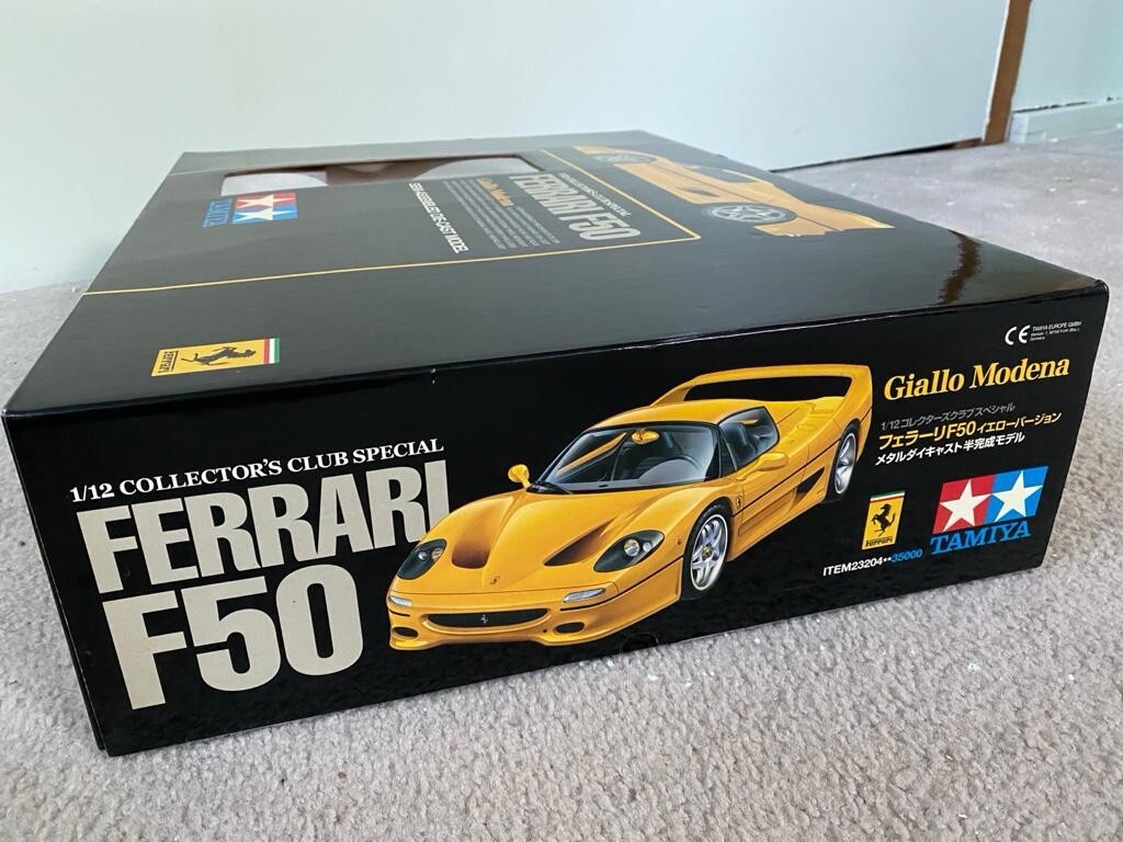 フェラーリ F50 タミヤ 1/12 デッドストック品 と 箱無し 2台