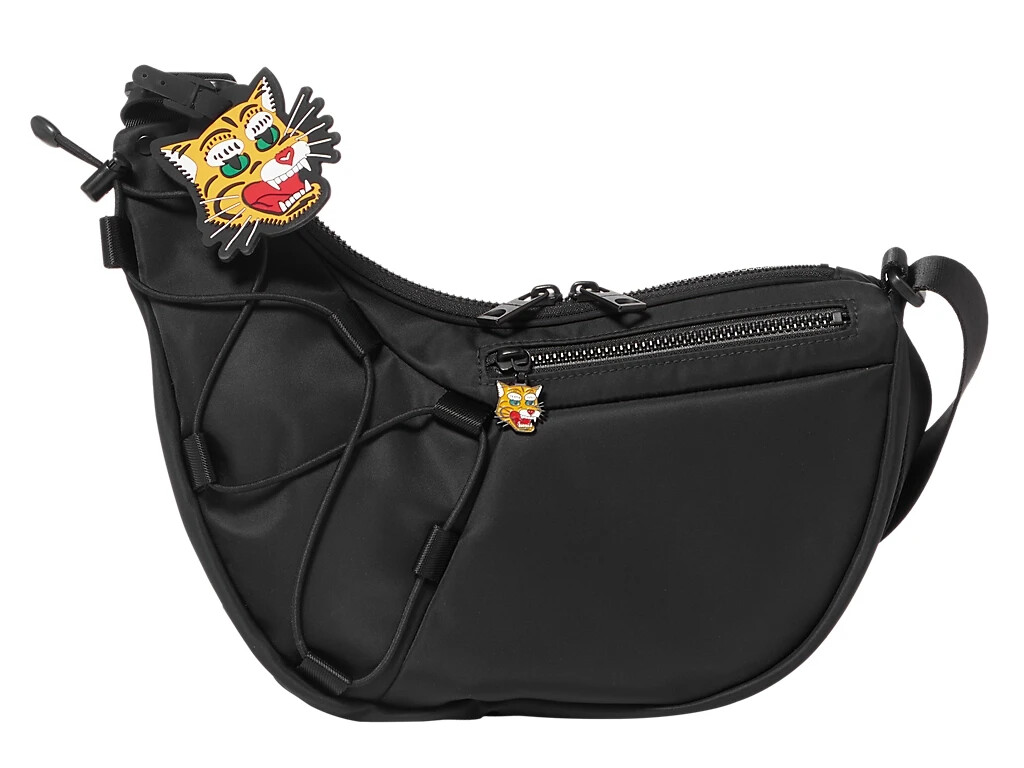 Onitsuka Tiger SMALL MESSENGER BAG BLACK Shoulder Bag New with