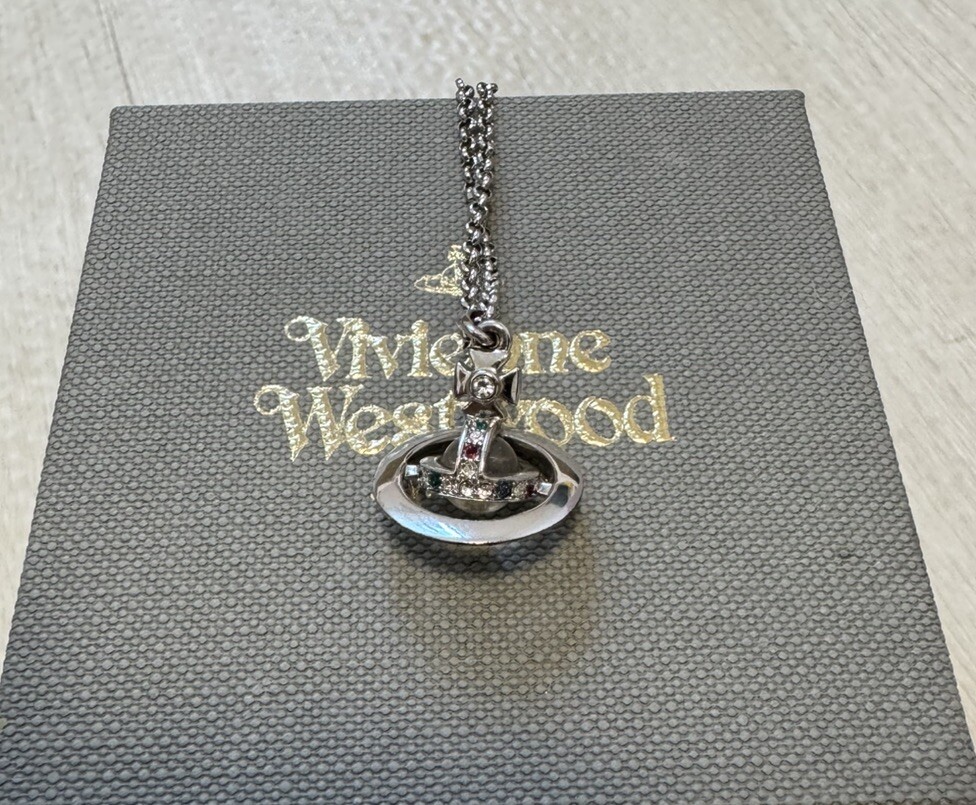 Vivienne Westwood PETITE Orb Necklace Silver From JAPAN | eBay
