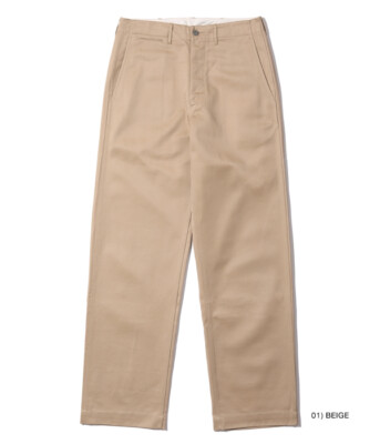 BUZZ RICKSON'S M43036 EARLY MILITARY CHINOS 1942 MODEL (ONE WASH