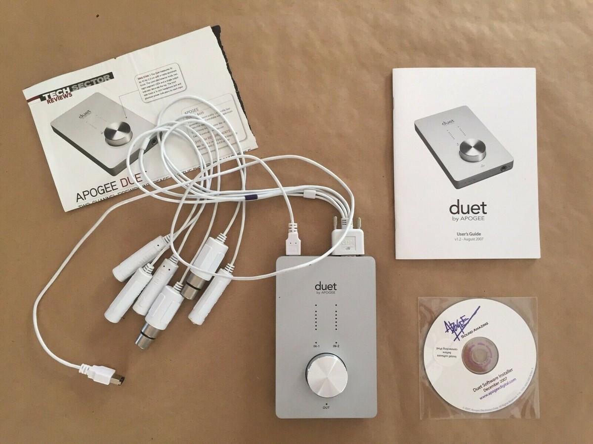 Apogee Duet Firewire Audio Interface with Original Cables | eBay