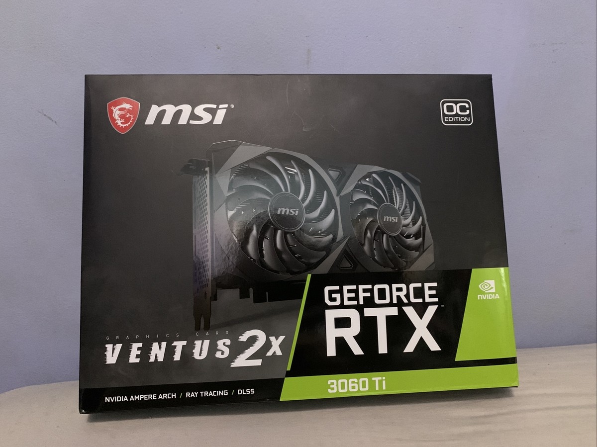 MSI GeForce RTX 3060 Ti Ventus 2X OC 8GB GDDR6 Graphics Card for