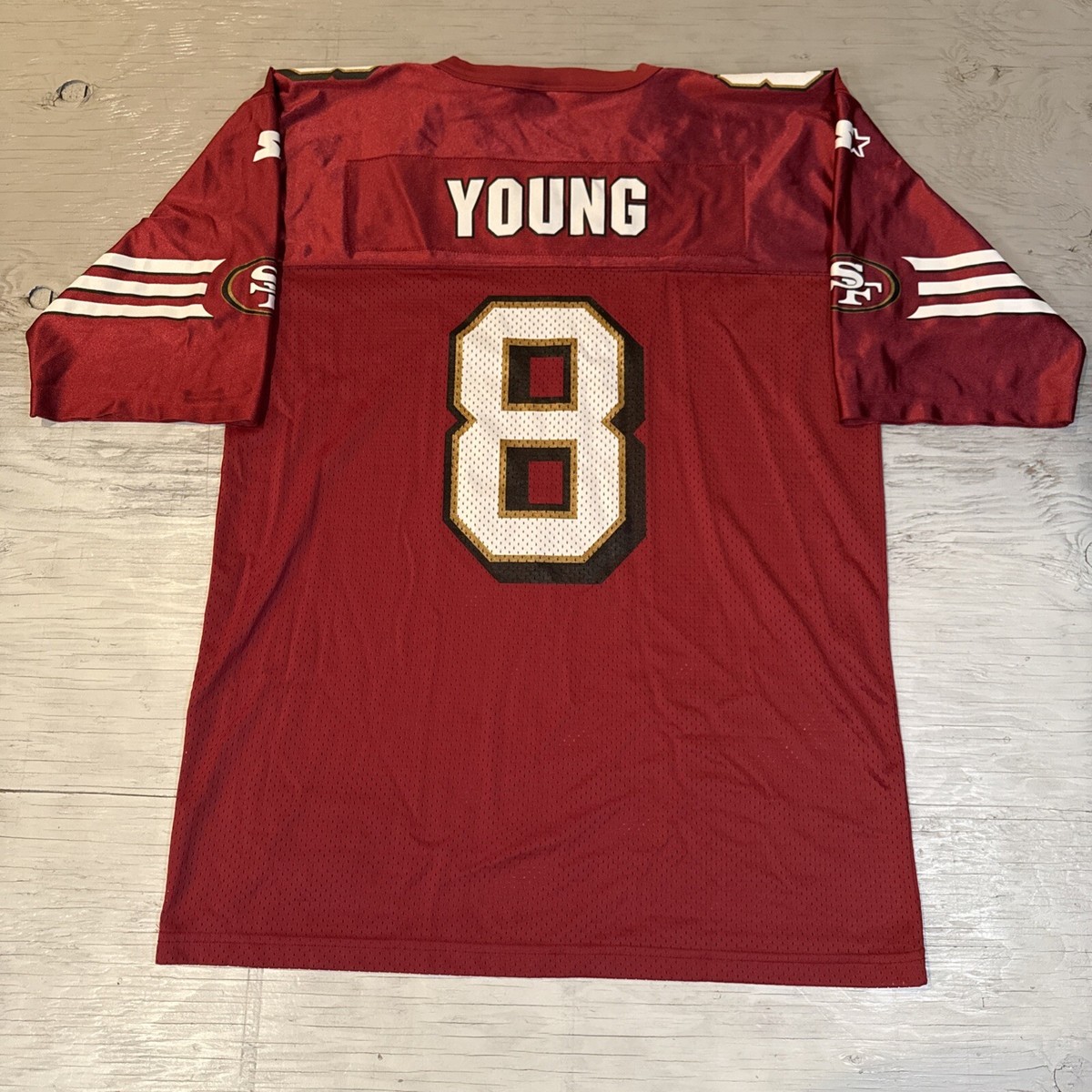 Vintage 90s NFL Starter San Francisco 49ers Steve Young #8