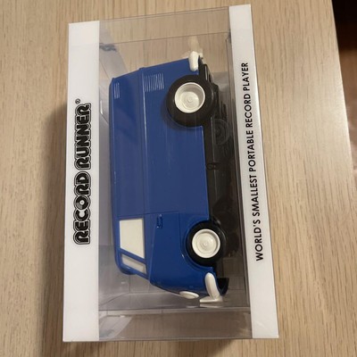 Record Runner Portable Record Player Volkswagen Royal Blue stokyo