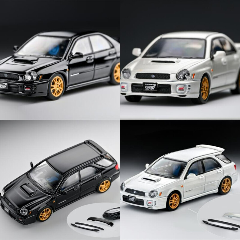 Furuya 1:64 Impreza WRX STi Sedan/Wagon Mk2 GD Bugeye Model Car | eBay