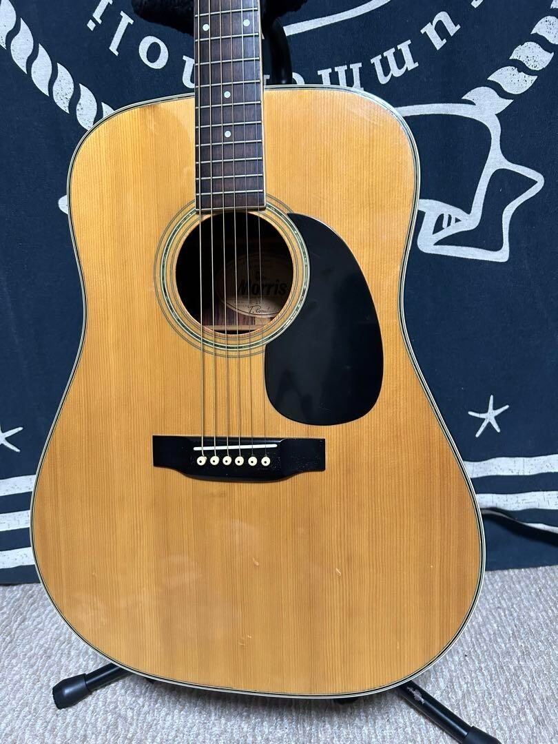 Morris Acoustic Guitar W-25 Japan Vintage 70's made Used