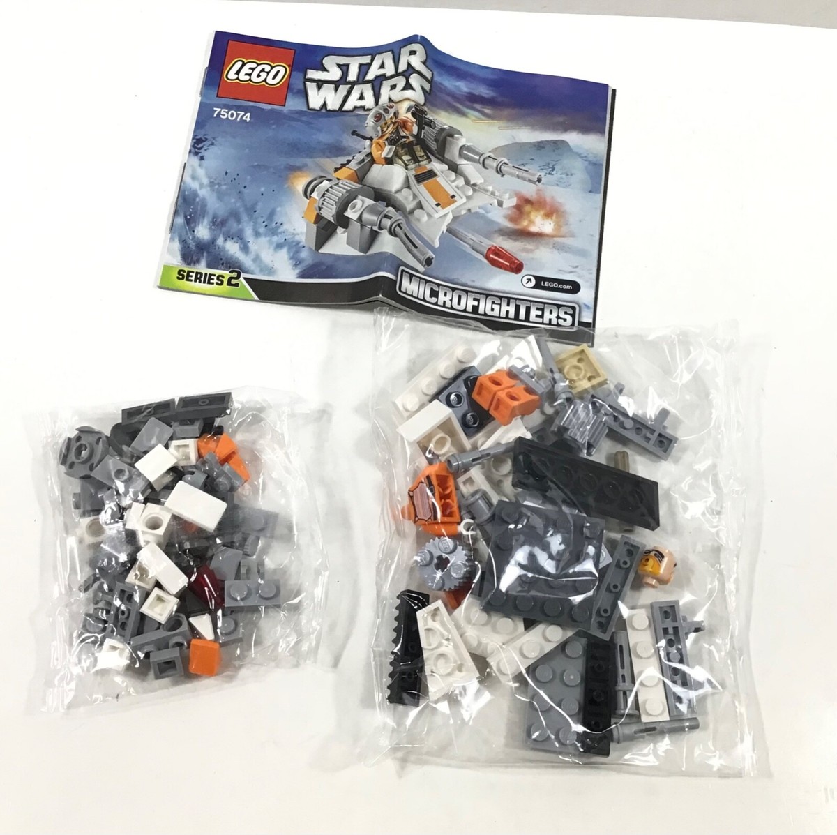 Lego Star Wars Snowspeeder 75074 sealed bags Microfighters no box