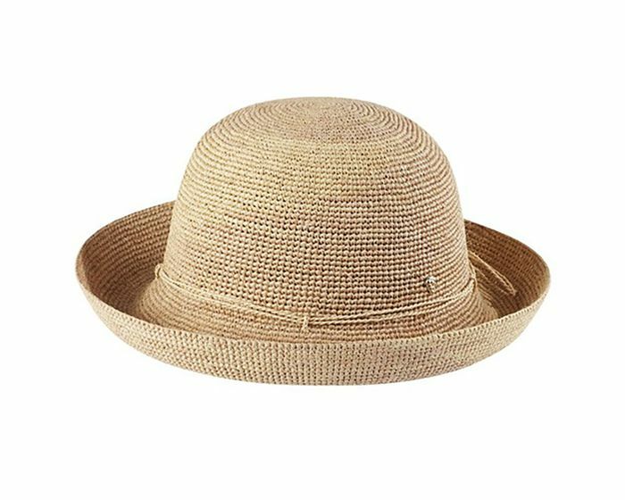 Helen Kaminski Provence 8 Women's or Ladies Raffia Hat - Cocoa