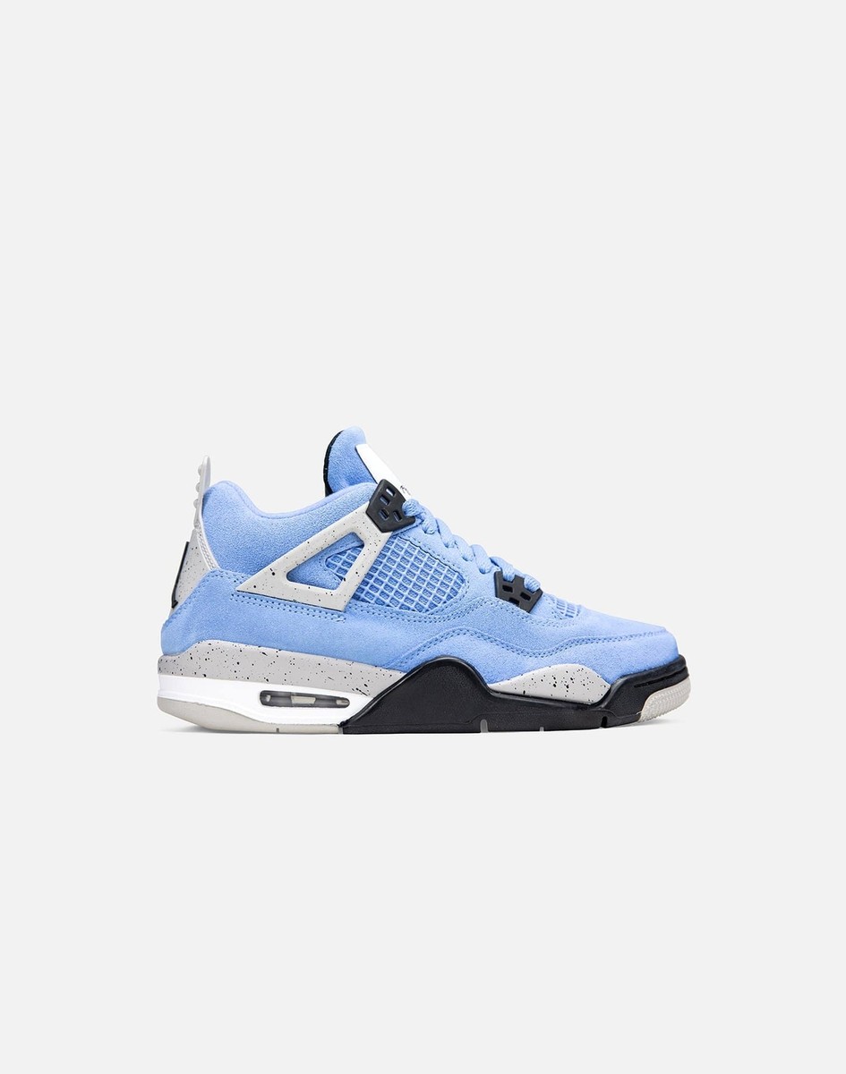 New Air Jordan 4 Retro GS University Blue Tech Grey Black White