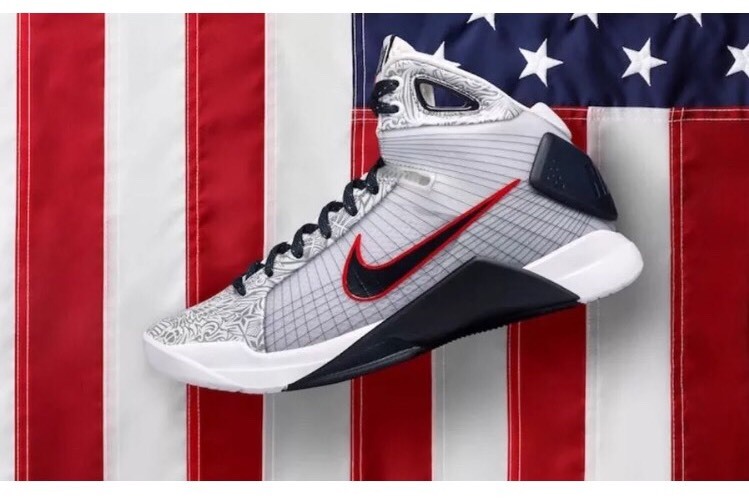 Nike Hyperdunk OG Team USA Olympic Basketball UWR Kobe White Red