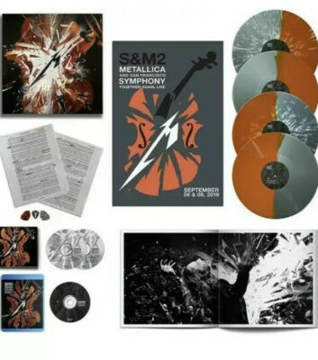 Metallica S&M 2 Symphony 4-LP deluxe box set vinyl CD Blu-ray