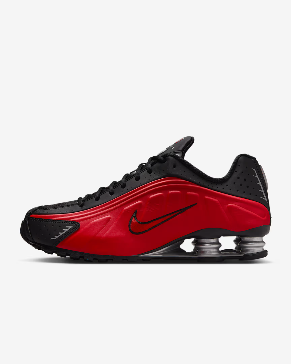 New Nike Shox R4 Shoes - University Red/ Black (HQ1988-600) | eBay