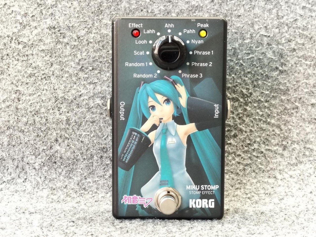 KORG Miku Stomp Guitar Compact Effector Miku Hatsune used | eBay