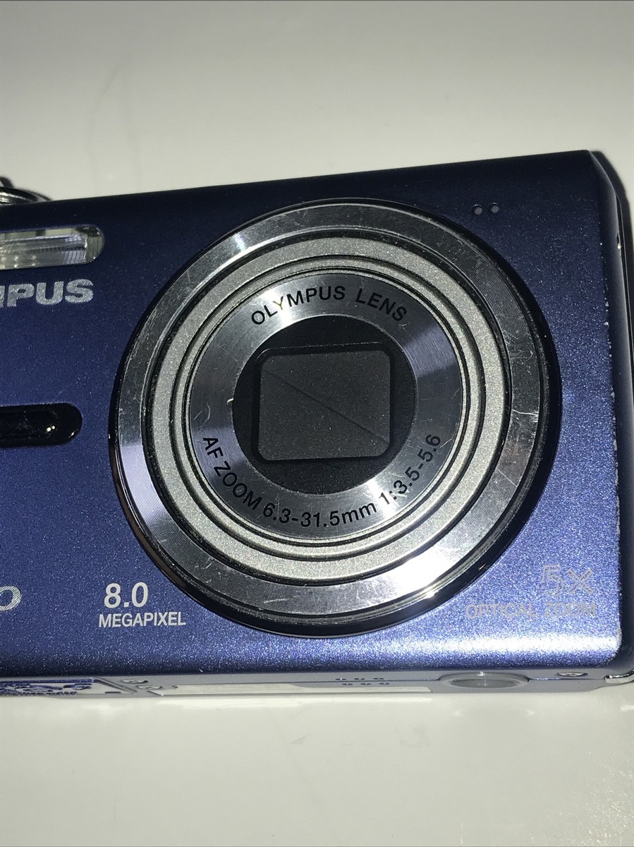 Olympus FE FE-330 8.0MP Blue Digital Camera With Battery | eBay