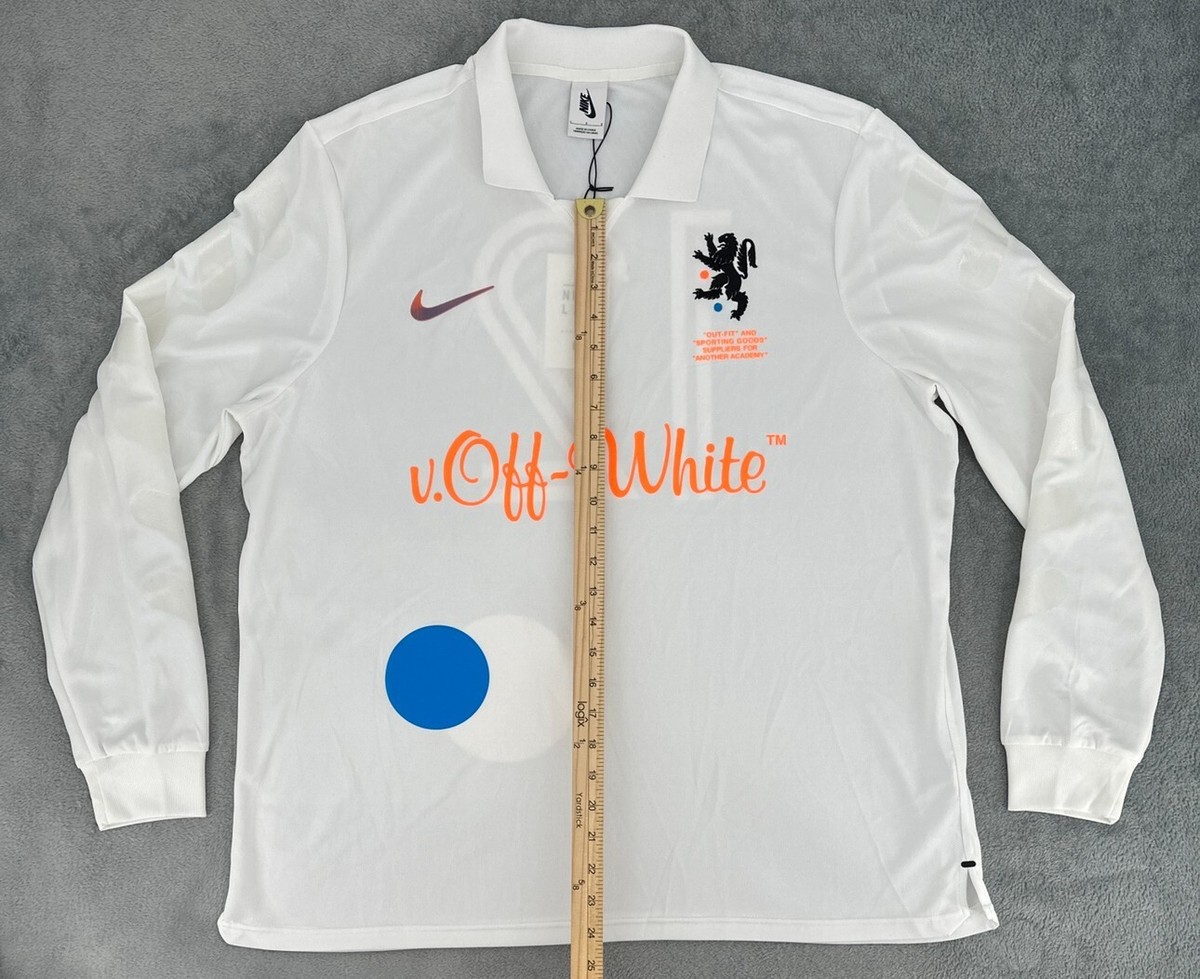 Nike x Off-White Jersey Men's Large Virgil Abloh Mercurial White