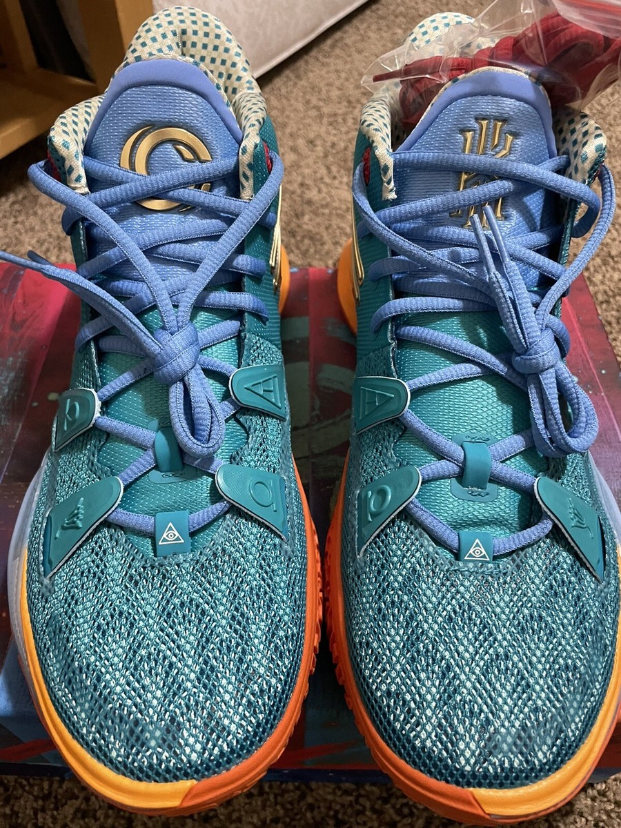 Nike Kyrie 7 Concepts Horus Orange-Ice/Teal - size 9.5 - Special