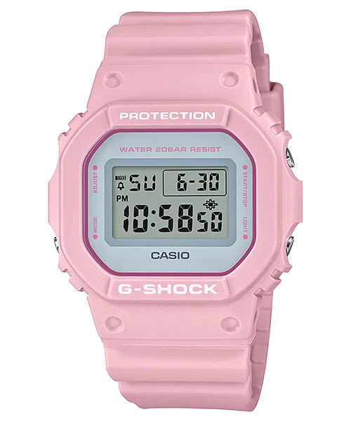 Casio G-shock Water Resistant Square Face Base Pink Color DW