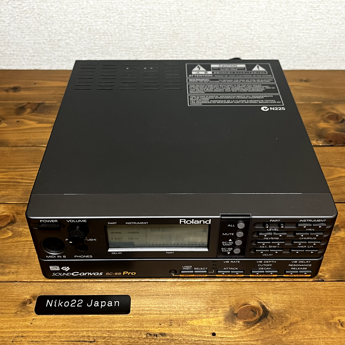 Roland SC-88 pro SOUND Canvas General MIDI sound modules From