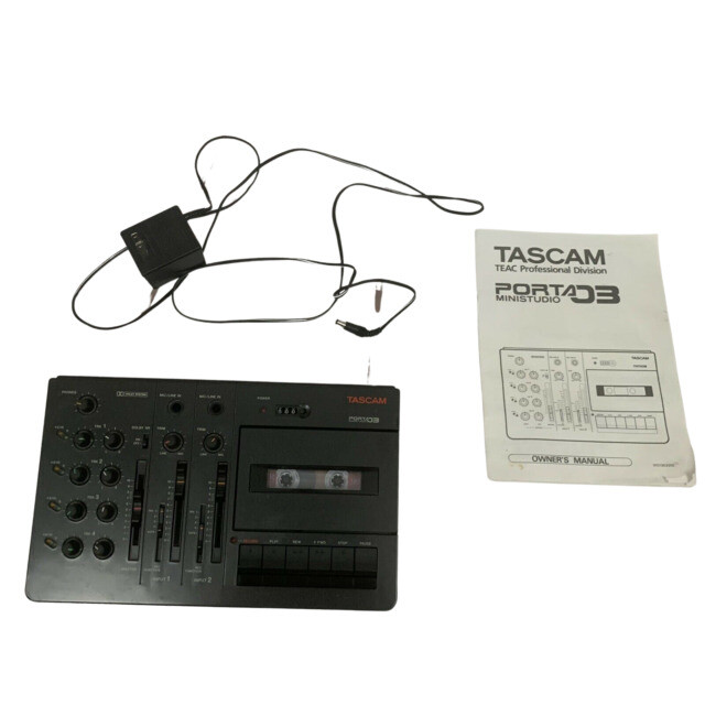 TASCAM PORTA 03 Ministudio MKII Analog Cassette Recorder PORTA03