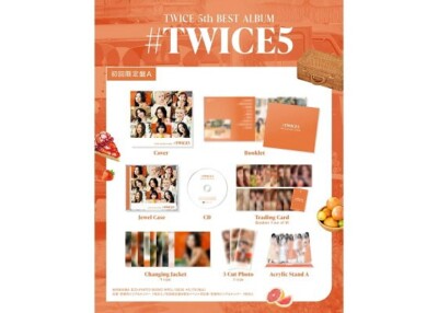 TWICE #TWICE5 JAPAN 5th BEST ALBUM Sealed CD ALL ver. Limited