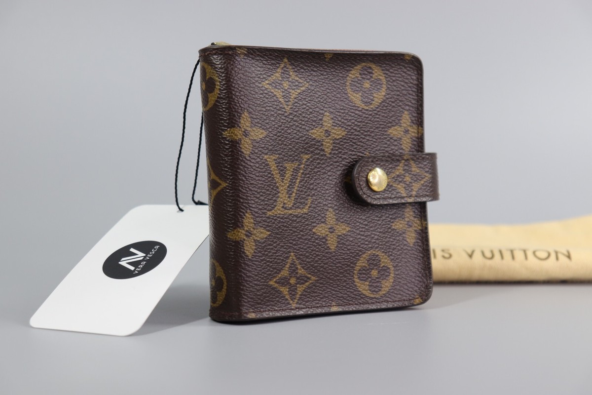 LOUIS VUITTON Compact Zipper Wallet | eBay
