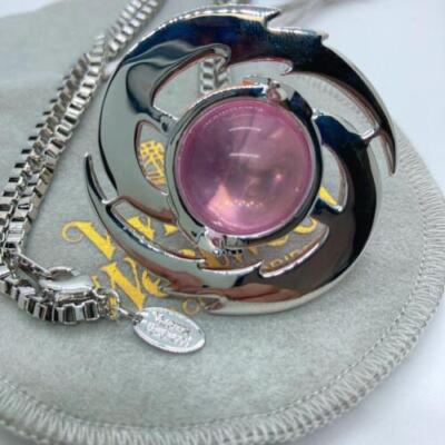Vivienne Westwood Shooting Star Small Orb Necklace Pink Star IN