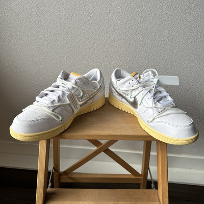 Size 11 - Nike Off-White x Dunk Low Lot 01 of 50, All Packaging