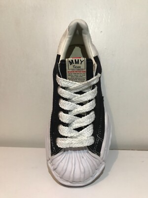 MAISON MIHARA YASUHIRO BLAKEY OG SOLE CANVAS LOW TOP SNEAKER. SIZE