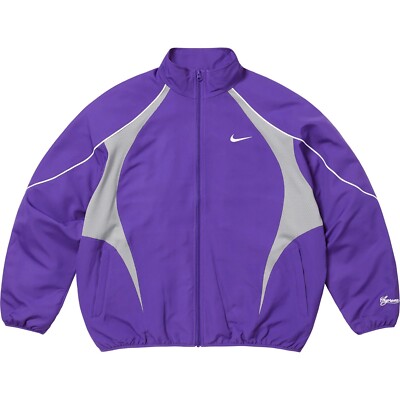 Supreme Nike Track Jacket Purple XL 1XL SS25 On hand ready to ship