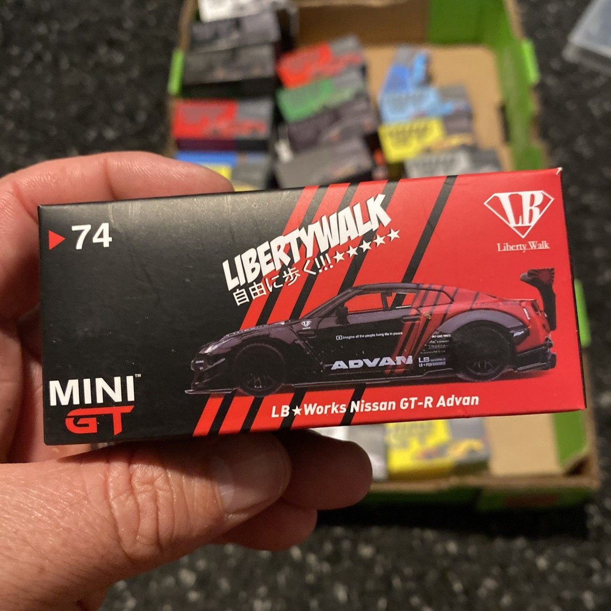 MINI GT 74 Nissan GT-R Advan Japan Limited Edition MINIGT | eBay