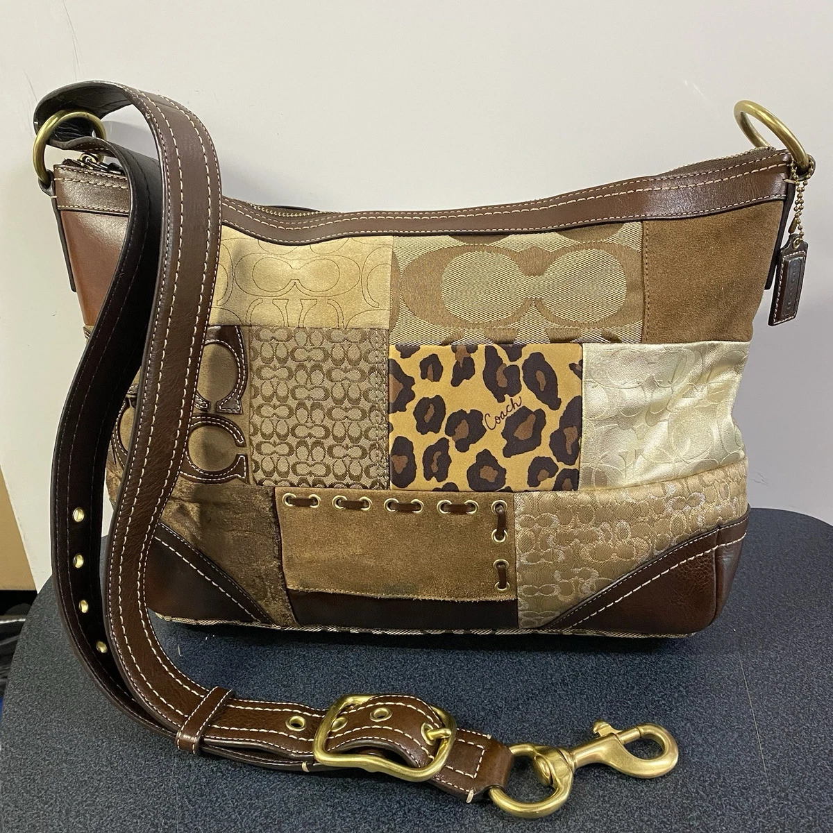 Coach Patchwork Shoulder Bag Large Bags & Handbags for Women for